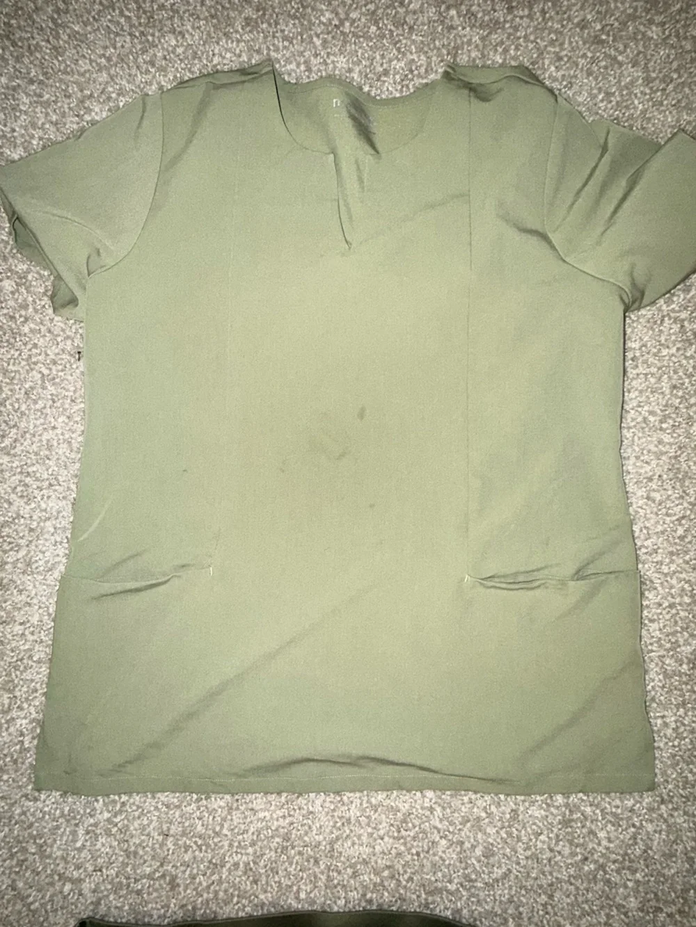 Women's Olive Green Jogger  Scrub Set - Drawstring Waist